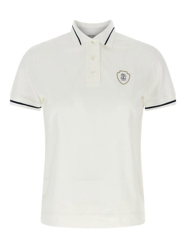 Brunello Cucinelli Polo - Blanc