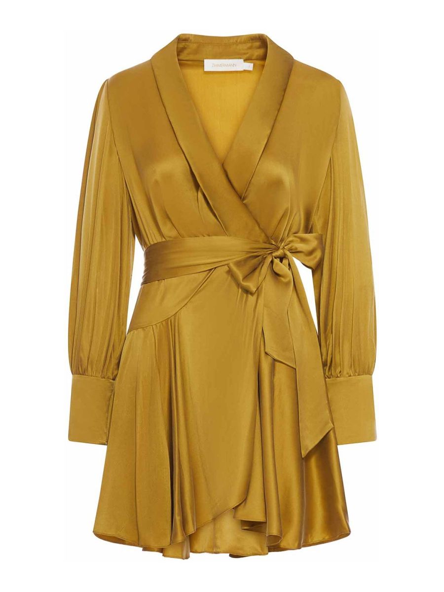 Zimmermann Robe Courte - Vert