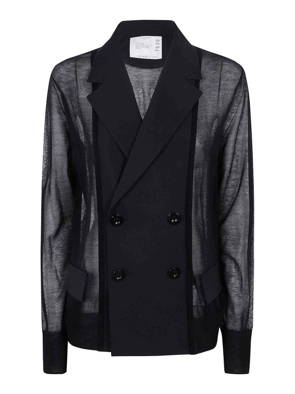 Sacai Veste Casual - Noir