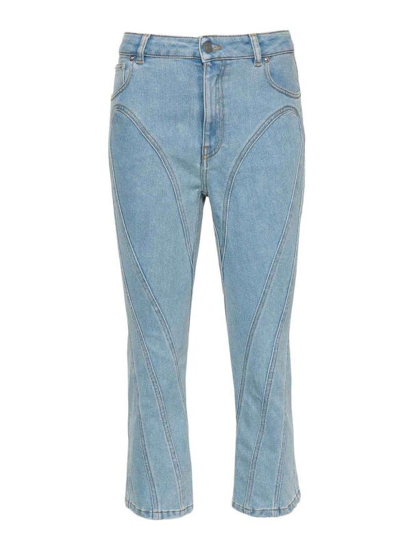 Mugler Jean Bootcut - Bleu Clair