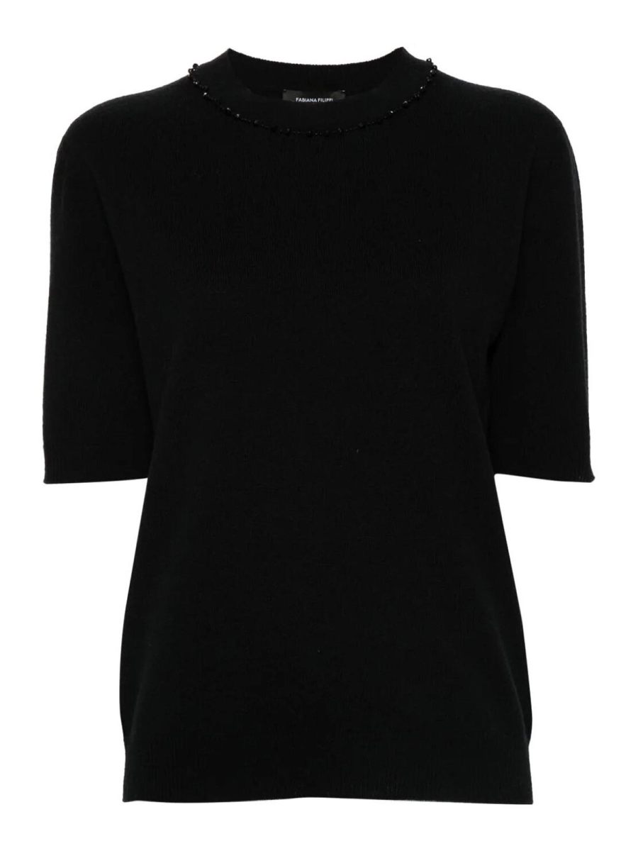 Fabiana Filippi Pull Col Rond - Noir