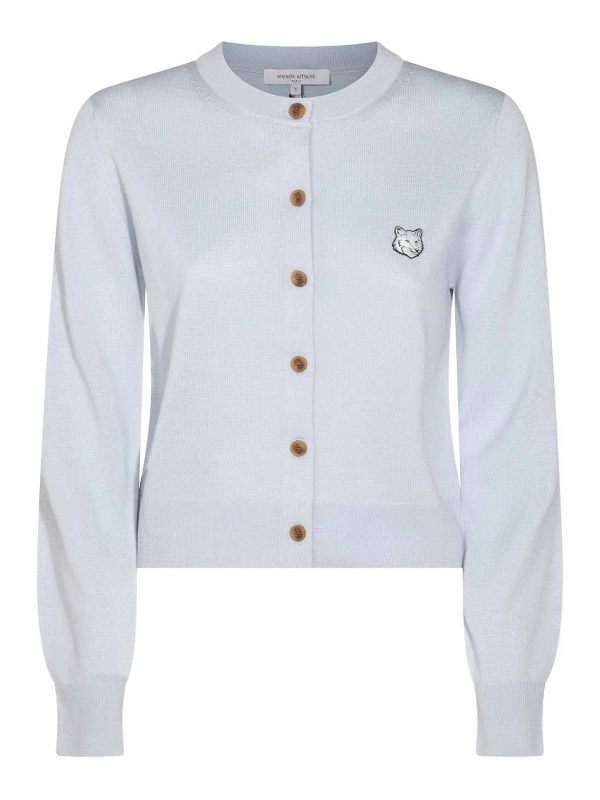 Maison Kitsuné Cardigan - Argent