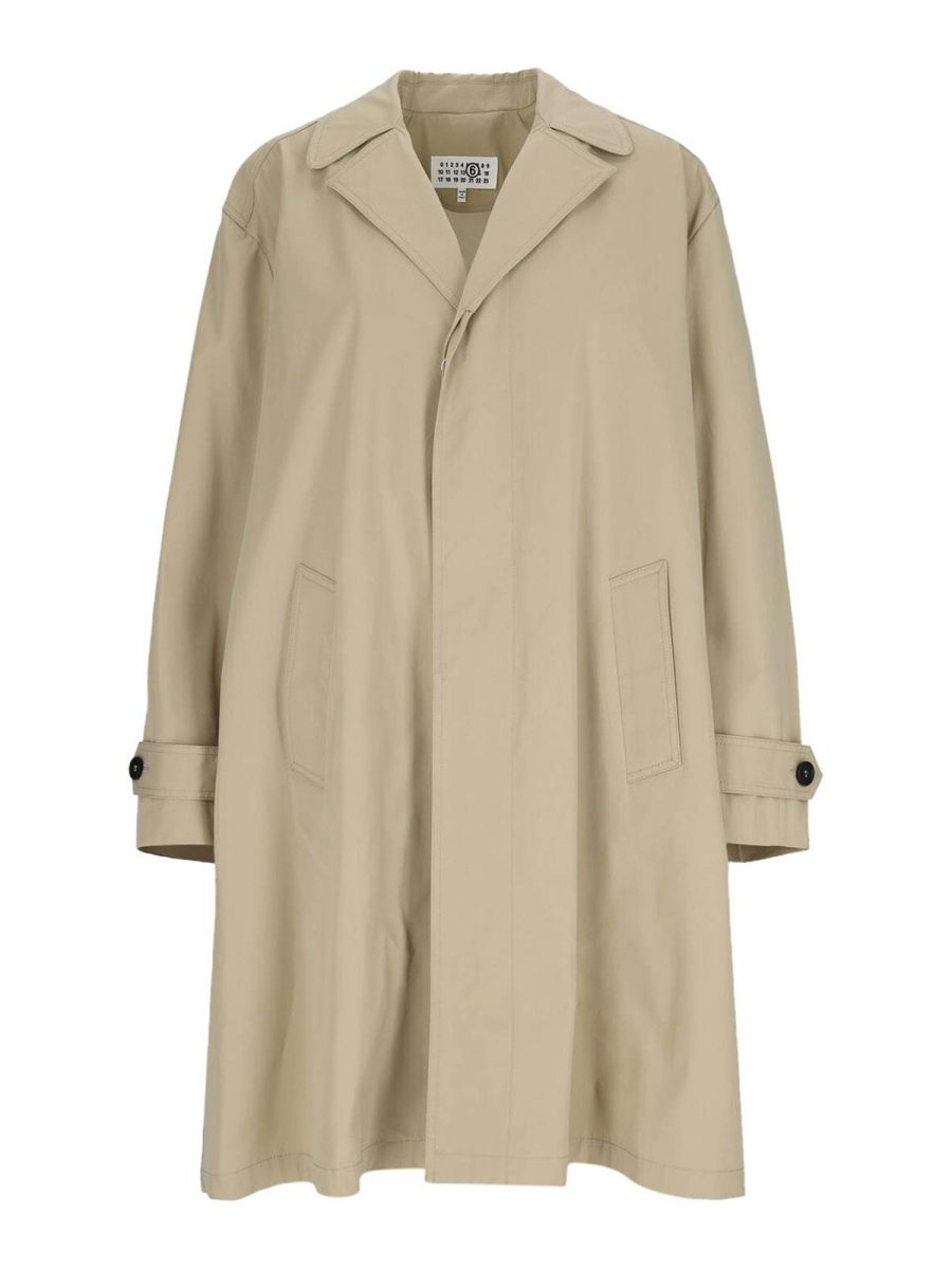 MM6 Maison Margiela Manteau Court - Beige
