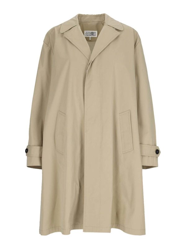 MM6 Maison Margiela Manteau Court - Beige