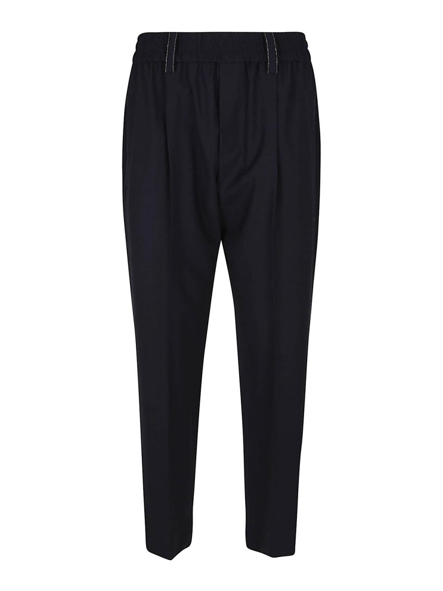 Brunello Cucinelli Pantalons Décontractés - Bleu