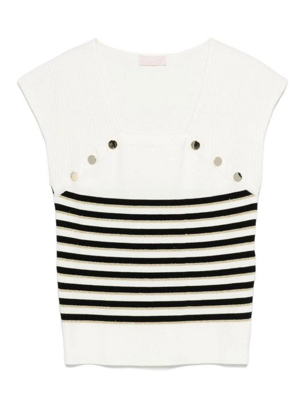 Liu Jo Pull Col Rond - Multicolore