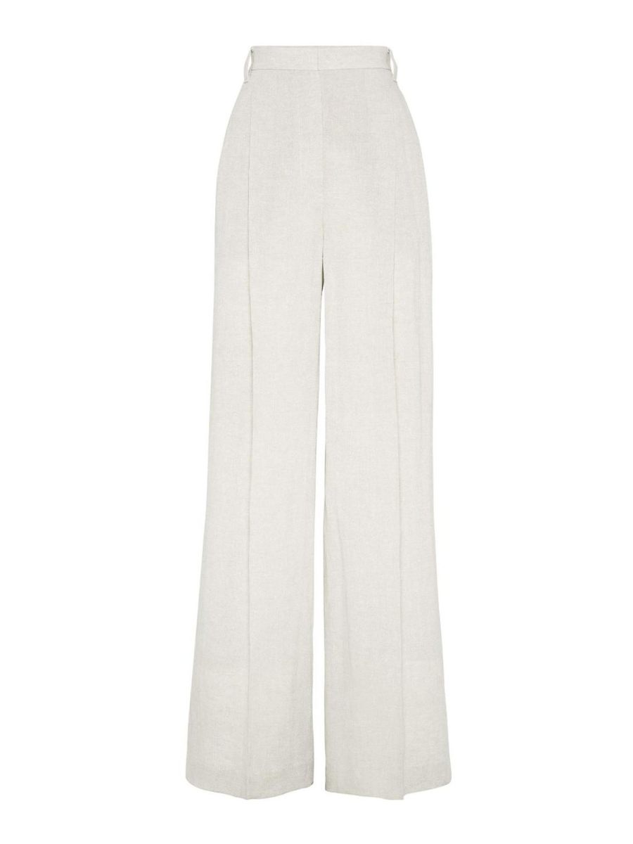 Brunello Cucinelli Pantalons Décontractés - Beige