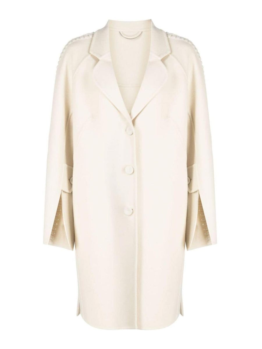 Ermanno Scervino Manteau Court - Beige
