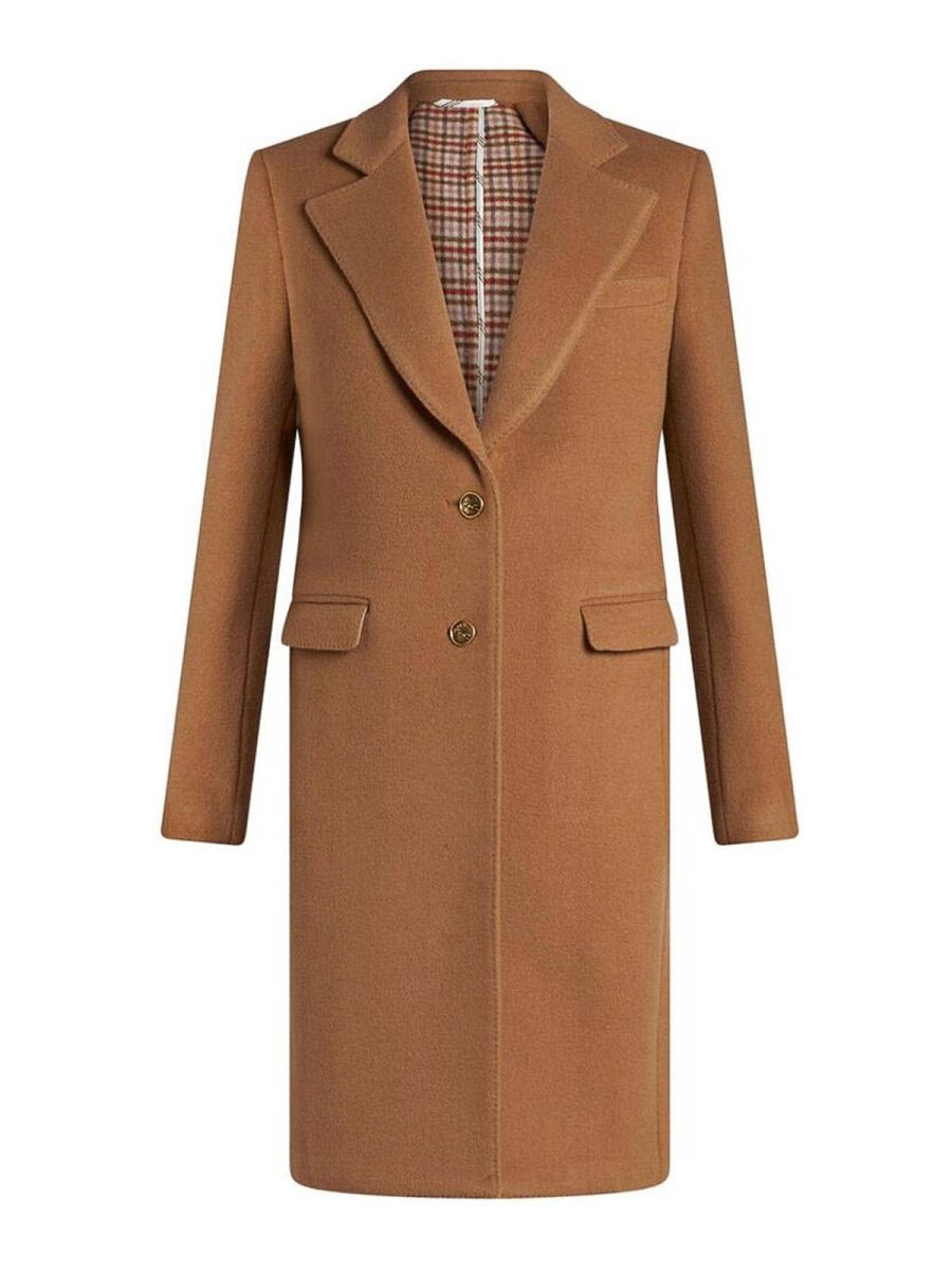 Etro Manteau Court - Marron