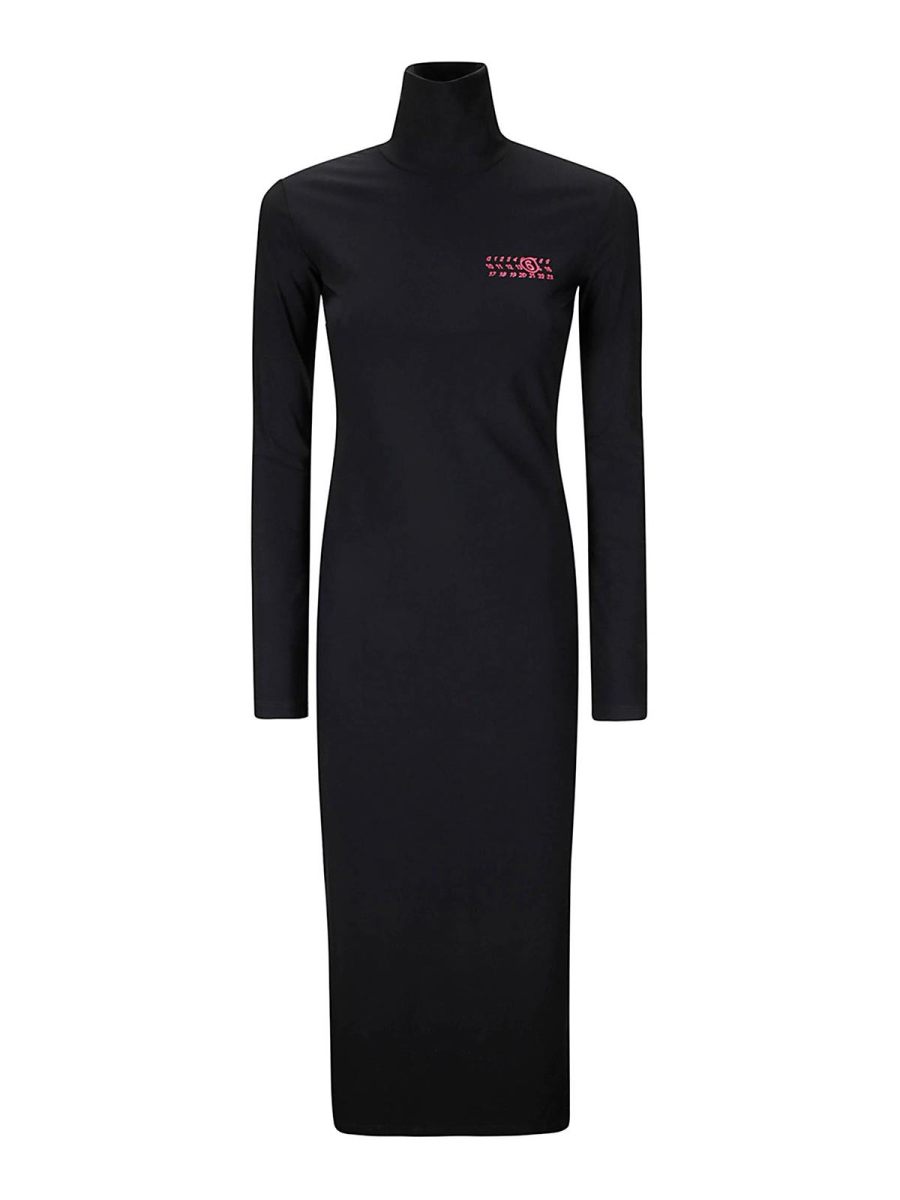 MM6 Maison Margiela Maxi Robe - Noir