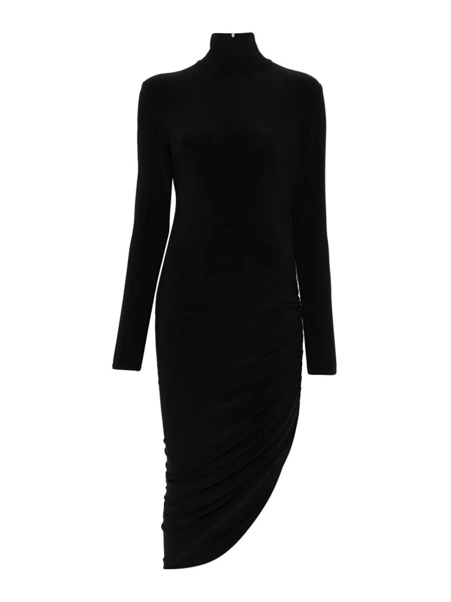 Norma Kamali Robe Courte - Noir
