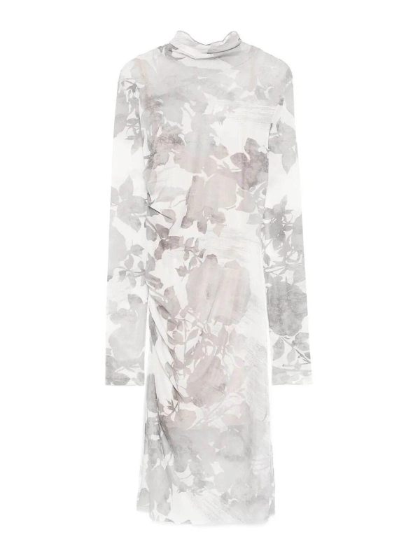 Patrizia Pepe Robe Au Genou - Gris