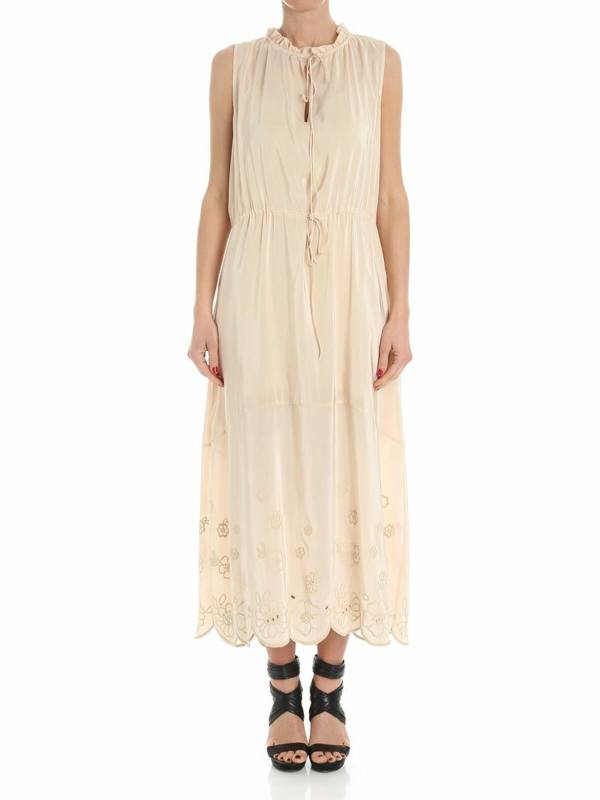 See by Chloé Robe Au Genou - Crème