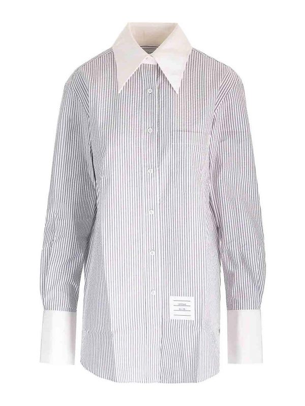 Thom Browne Chemise - Gris