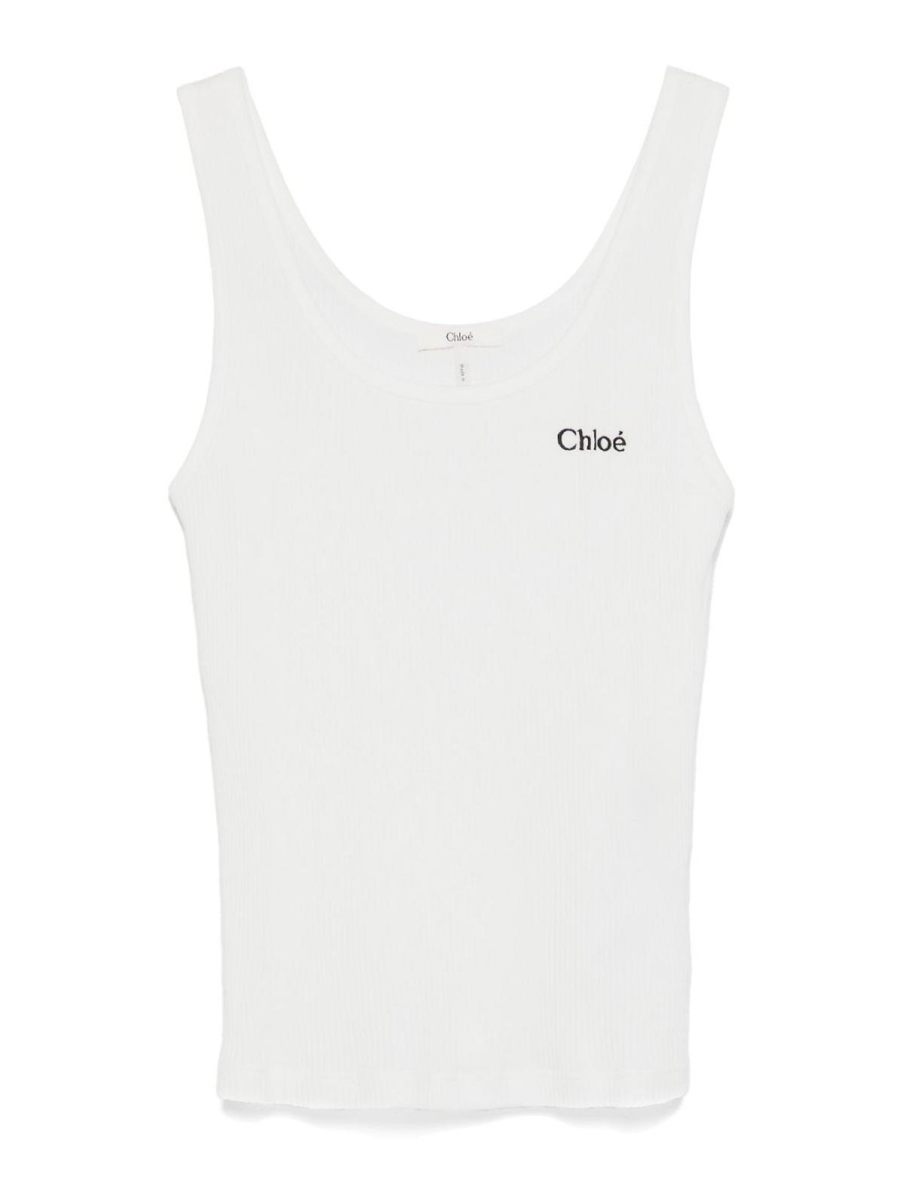 Chloe' Top - Blanc
