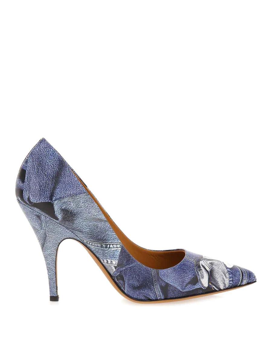 Moschino Jeans Chaussures À Talon - Multicolore