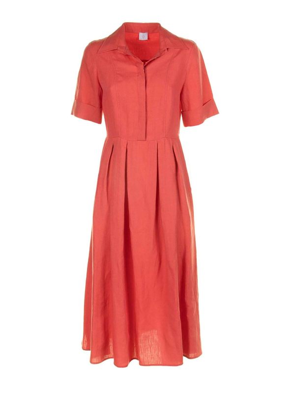 Eleventy Robe De Soirée - Rouge Clair