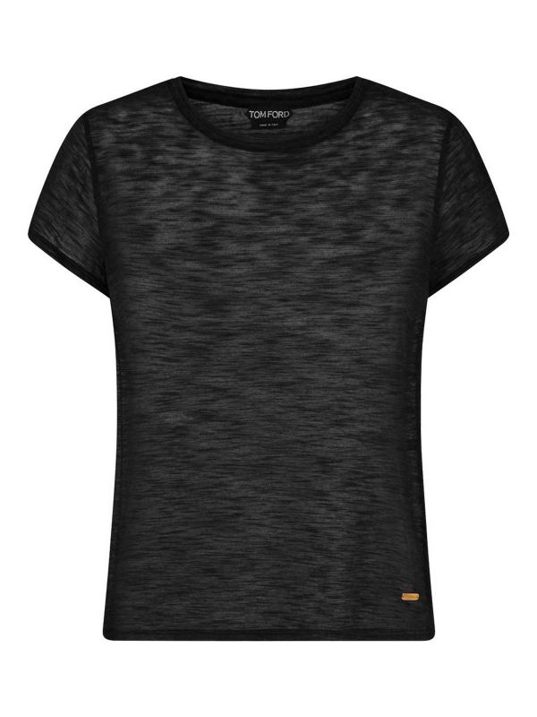 Tom Ford Pull Col Rond - Noir