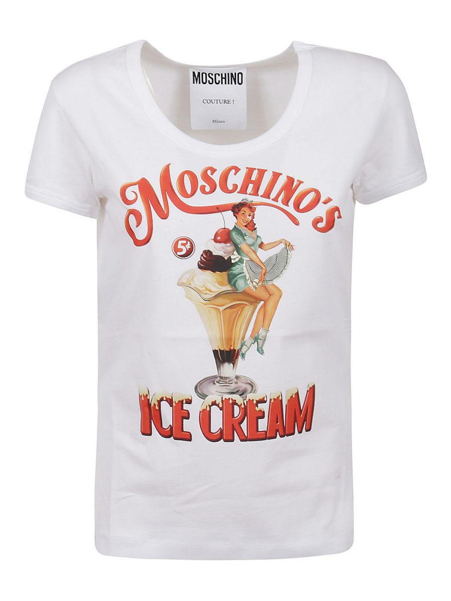 Moschino T-Shirt - Blanc