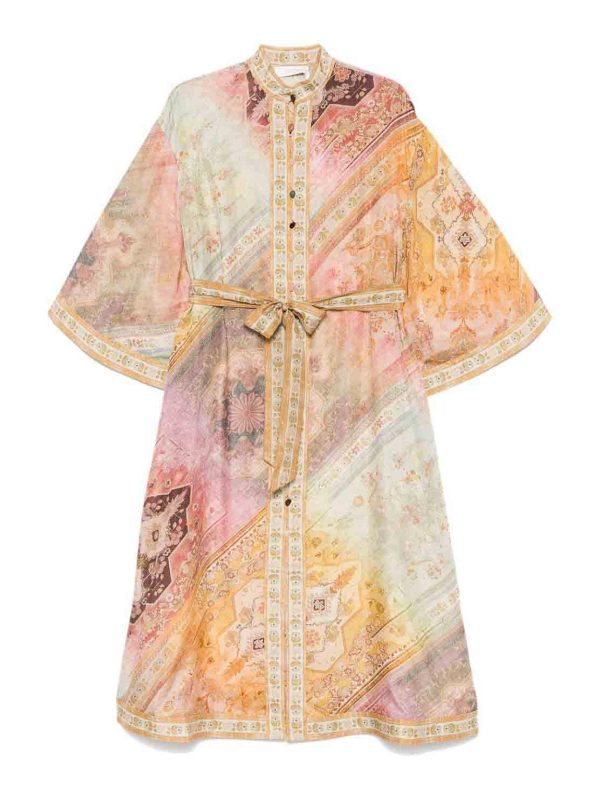 Zimmermann Robe Au Genou - Multicolore