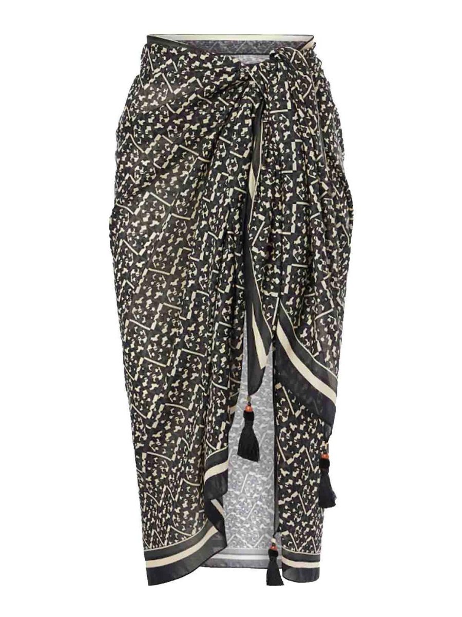 Tory Burch Jupe Midi - Noir