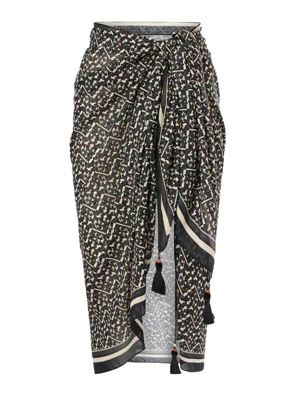 Tory Burch Jupe Midi - Noir