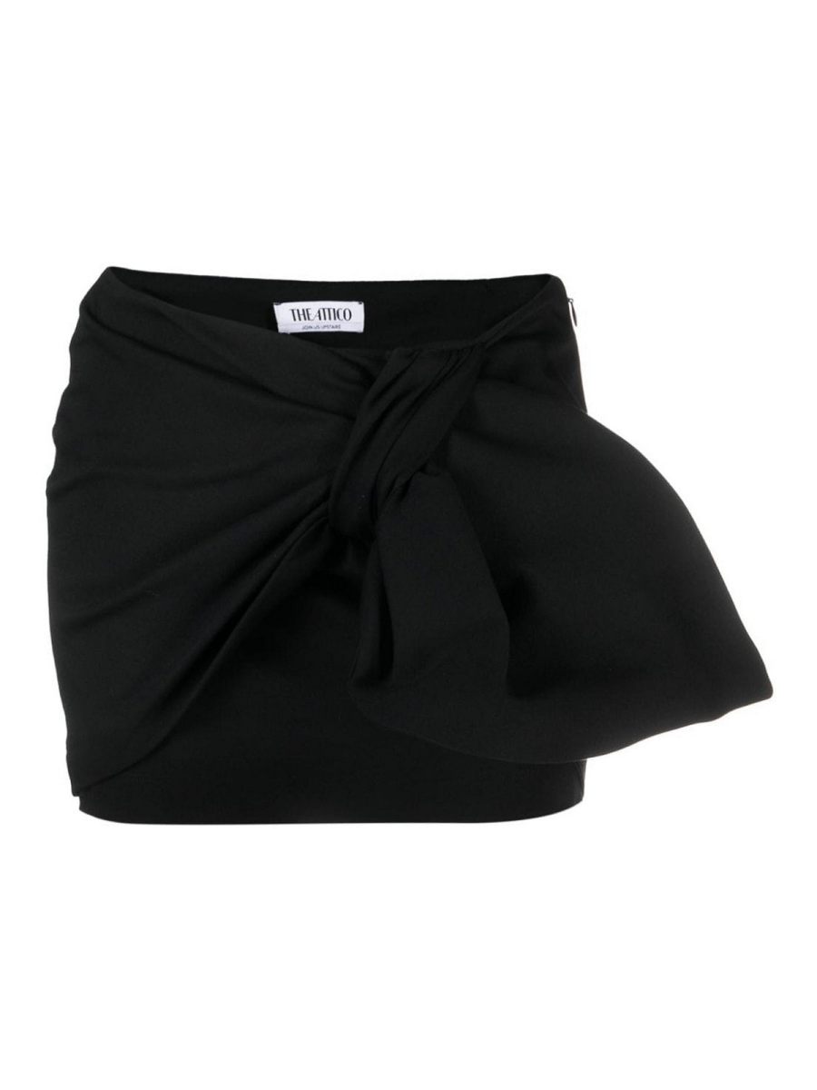 The Attico Jupe Midi - Noir
