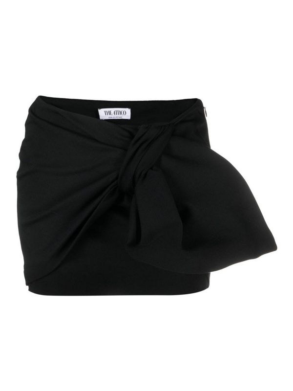 The Attico Jupe Midi - Noir