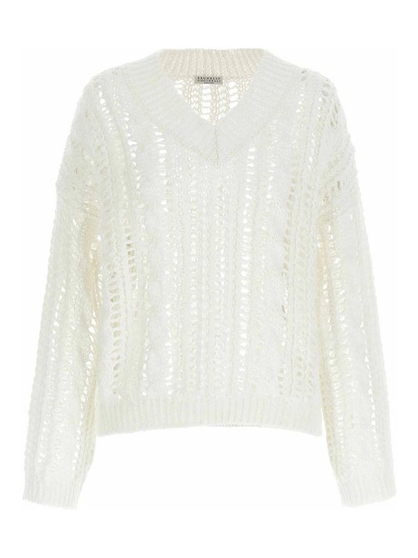 Brunello Cucinelli Cardigan - Blanc