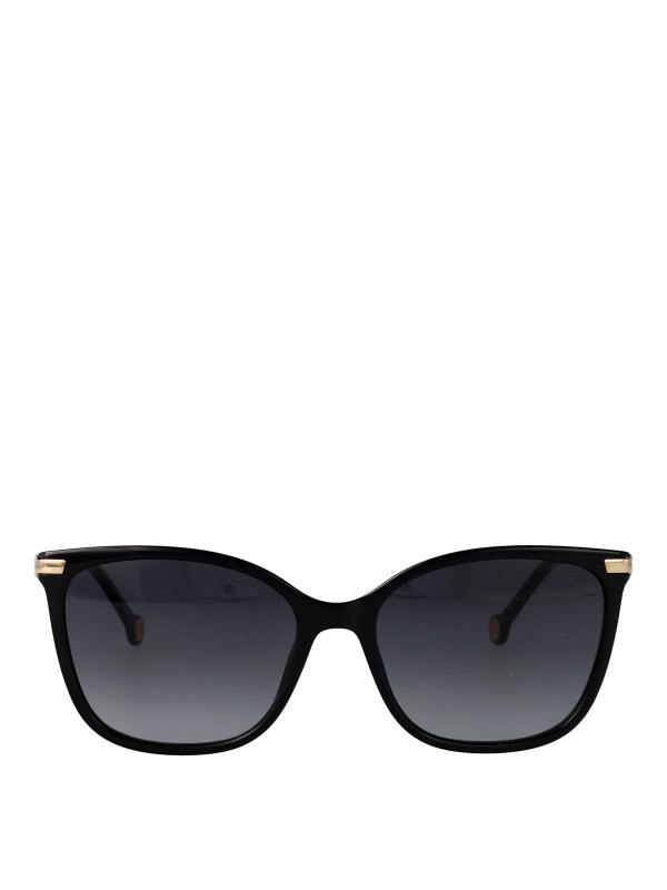 Carolina Herrera Lunettes De Soleil - Noir