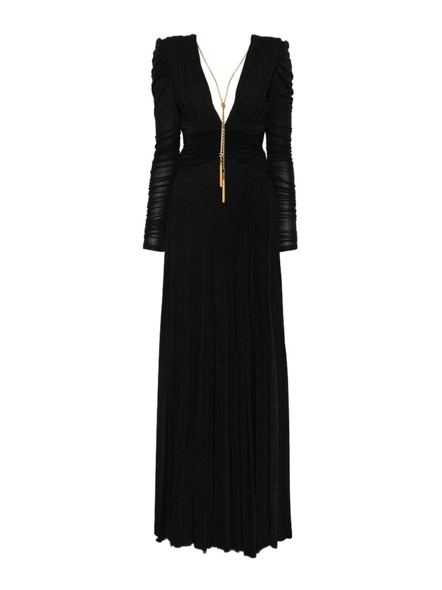 Elisabetta Franchi Jupe Longue - Noir