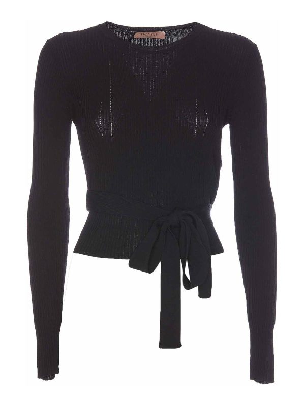 Twinset Pull Col Rond - Noir