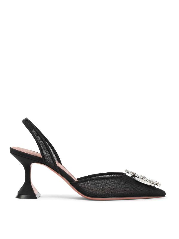 Amina Muaddi Chaussures - Blanc