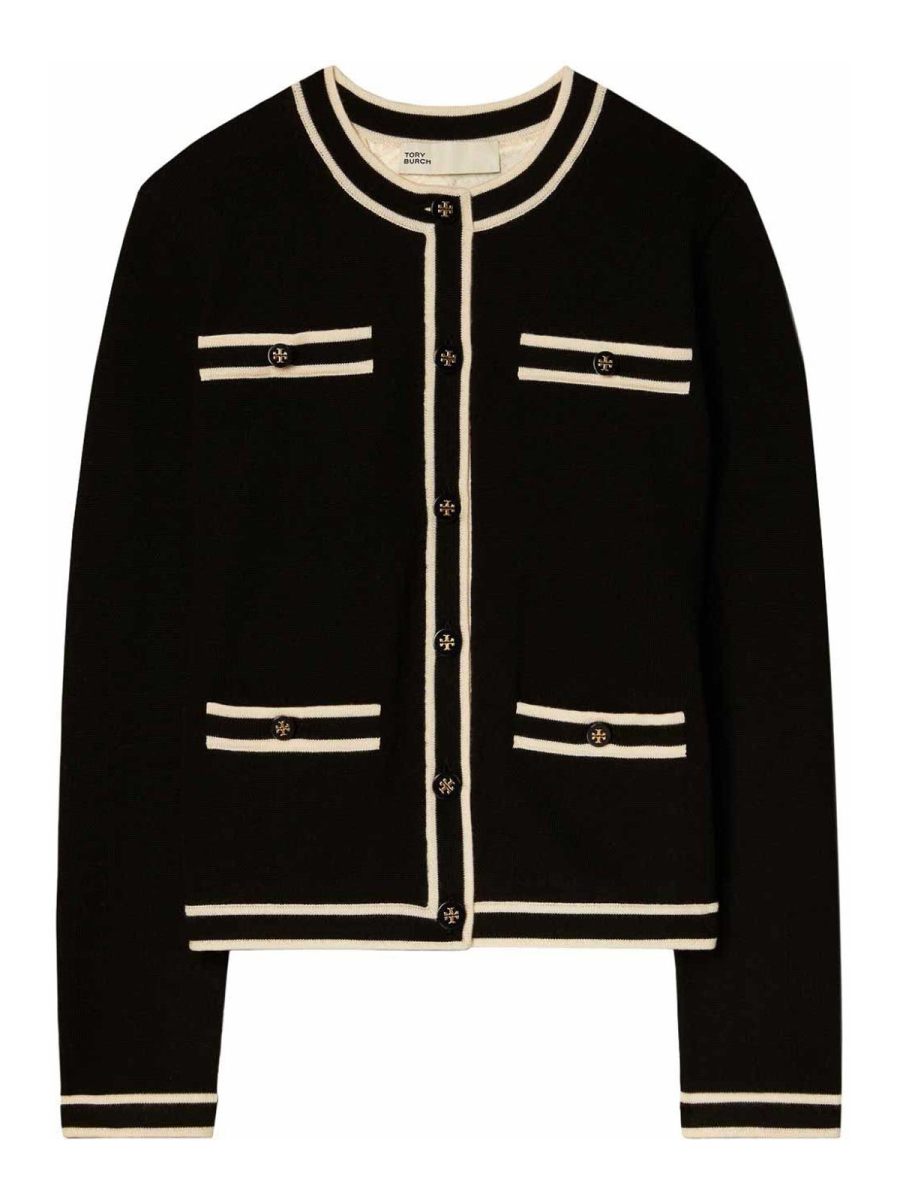 Tory Burch Cardigan - Crème