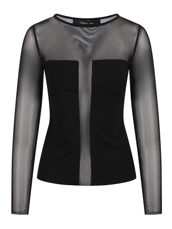 Federica Tosi Top - Noir