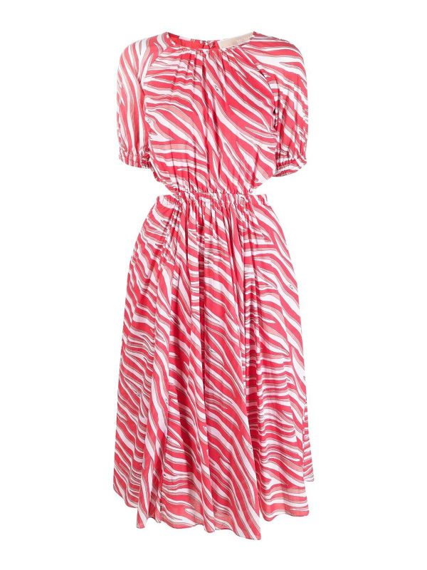 Michael Kors Robe Au Genou - Argent