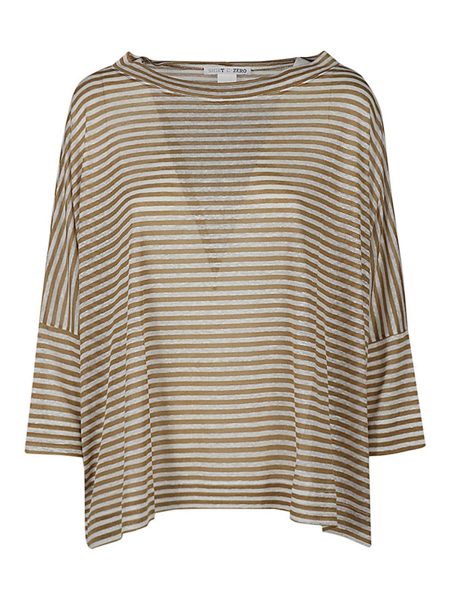 Shirt C-Zero Pull Col Rond - Marron