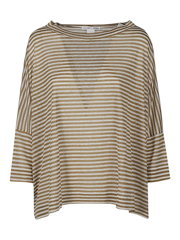 Shirt C-Zero Pull Col Rond - Marron