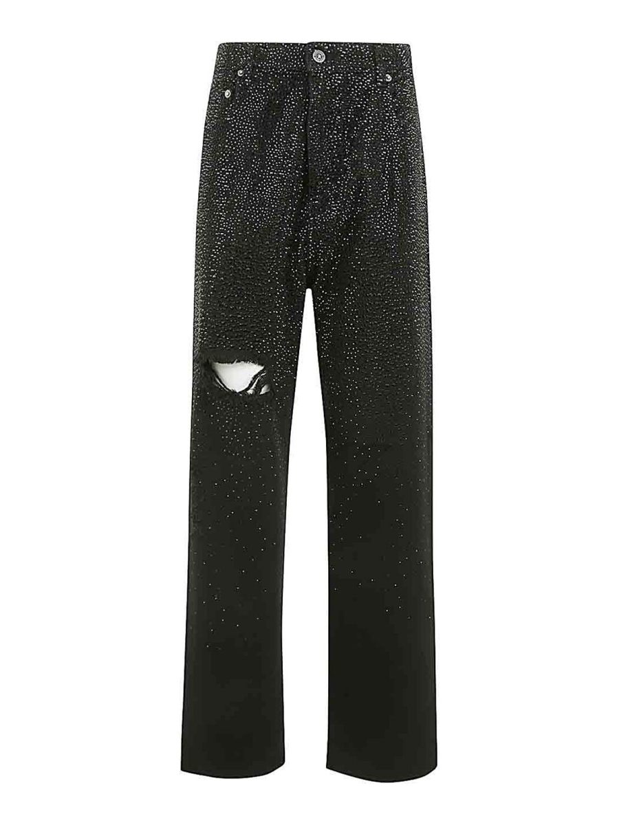 Golden Goose Jean Droit - Noir