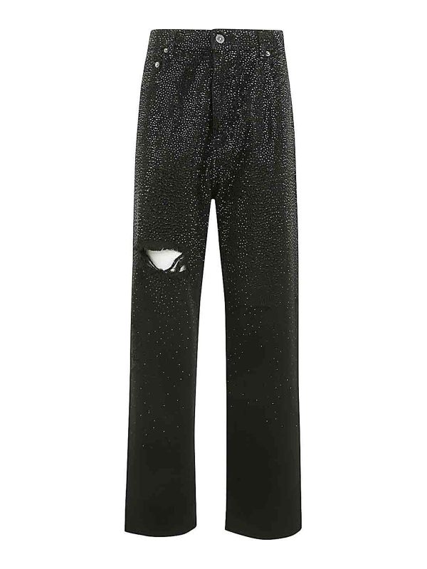Golden Goose Jean Droit - Noir