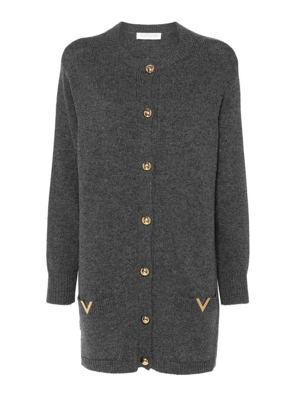 Valentino Garavani Cardigan - Gris