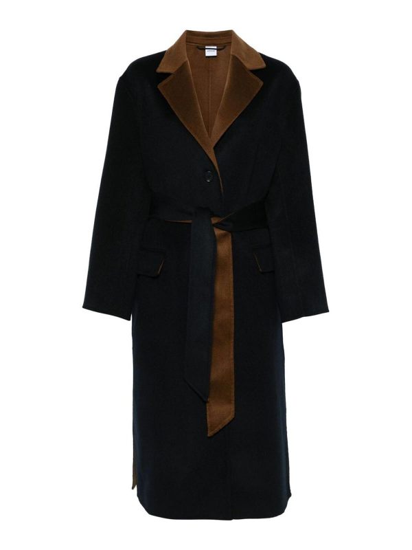 Aspesi Manteau Court - Bleu
