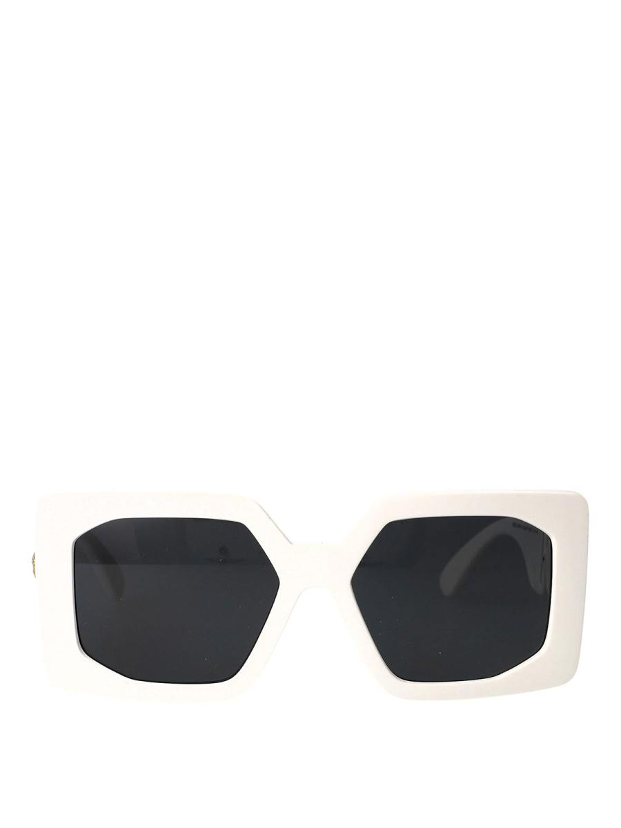 Versace Lunettes De Soleil - Blanc