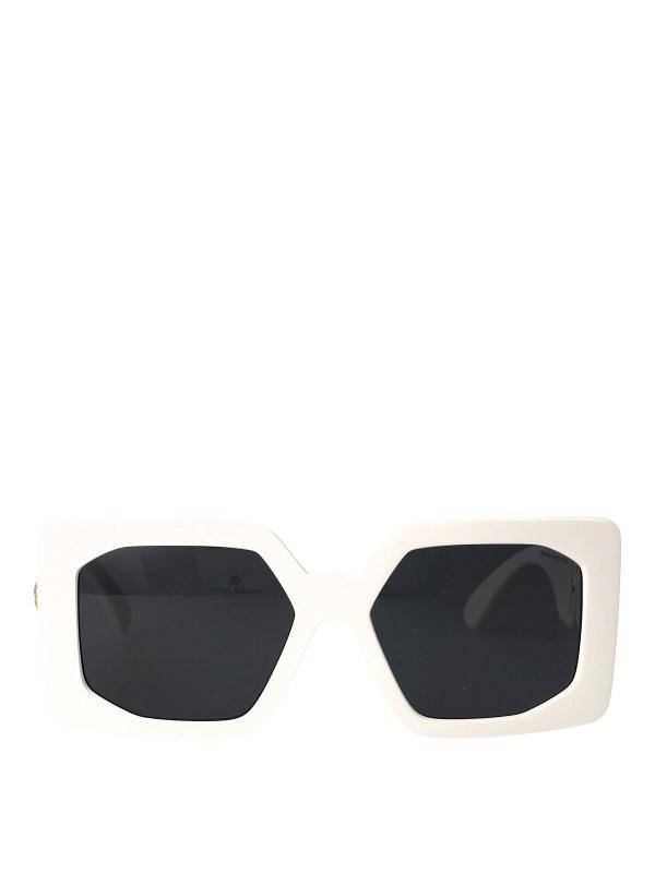 Versace Lunettes De Soleil - Blanc