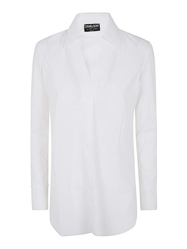 Chiara Boni La Petite Robe Chemise - Blanc
