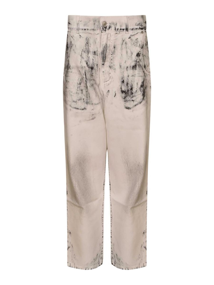 Moschino Jean Droit - Gris Clair