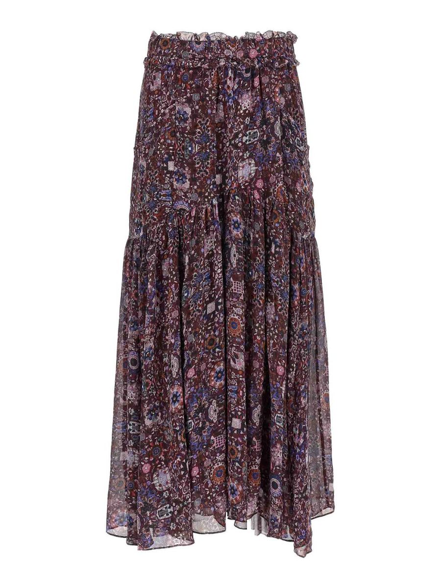 Isabel Marant Etoile Jupe Midi - Multicolore