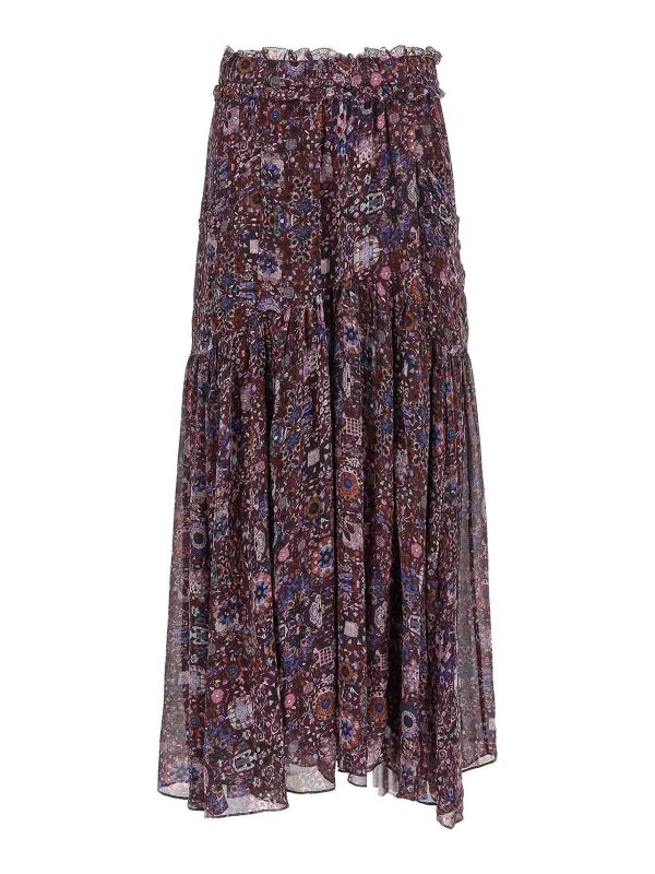 Isabel Marant Etoile Jupe Midi - Multicolore