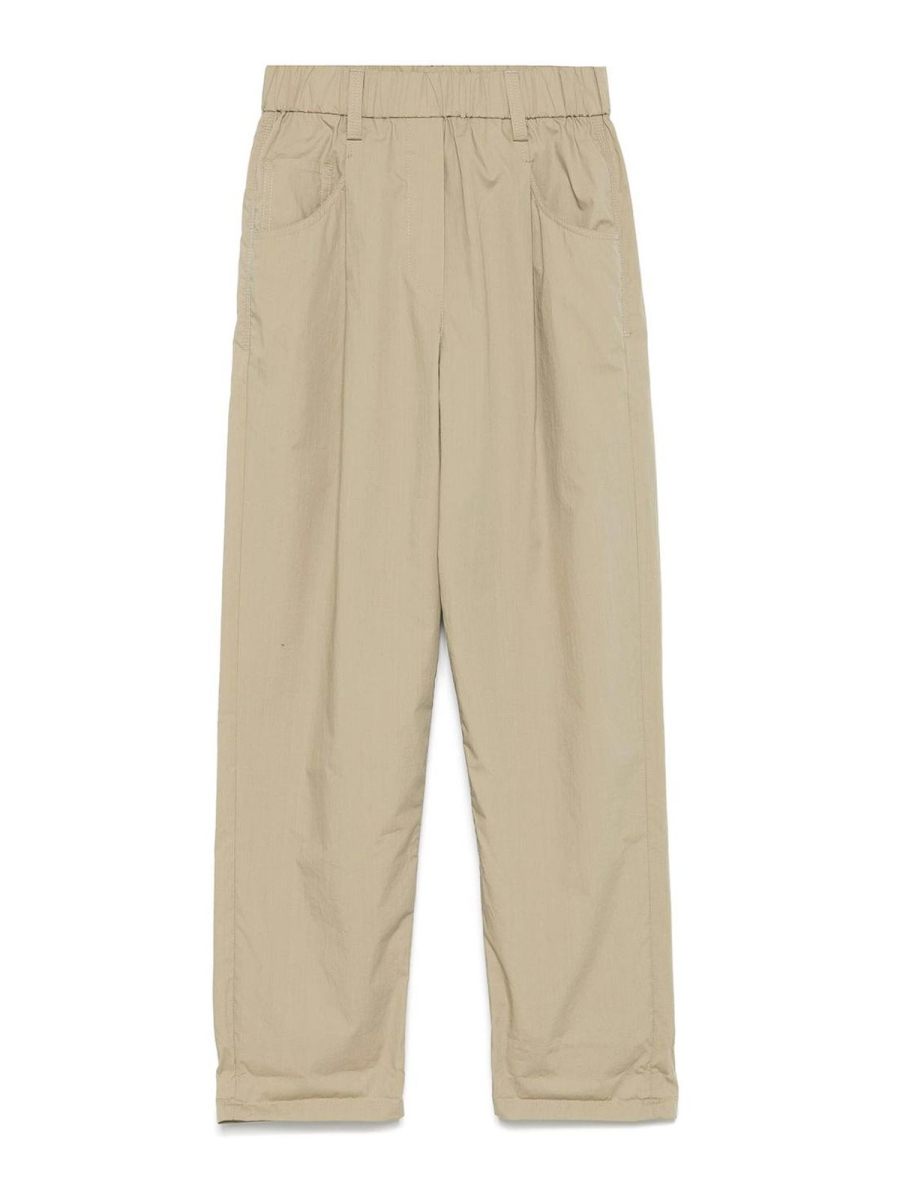 Brunello Cucinelli Pantalons Décontractés - Vert