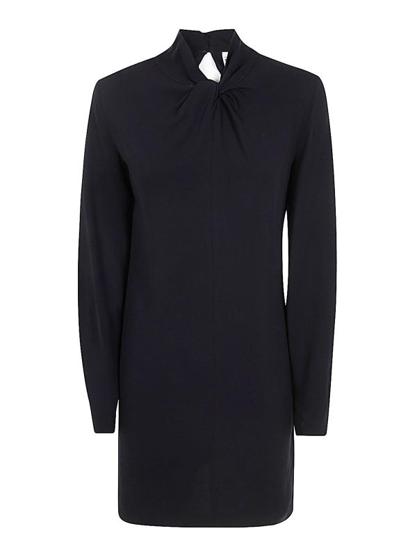Semicouture Robe Au Genou - Bleu